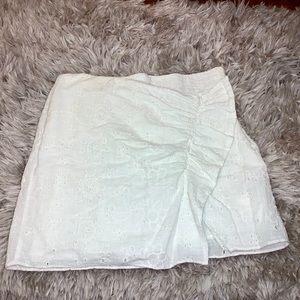 ZARA wrap over mini skirt